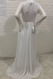 Delicate White Lace Long Sleeves Maternity Dress