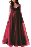 ELegant Lace Wedding Maxi Dress Pregnant Photoshoot Dress