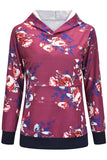 Exquisite Printed Hoodie Long Sleeve Breastfeeding Comfortable Top