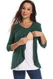 Comfy Women's Nursing Tops For Breastfeeding Maternity Shirt