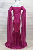 Fabulous Mermaid Lace Long Sleeves Maternity Dress