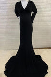 Fabulous V-neck Mermaid Maternity Photoshoot Gown