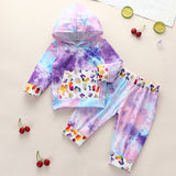 [6M-3Y] Fantasy Starry Sky Pattern Long-Sleeve Hoodie Set