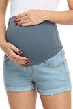 Fashion Maternity Denim Shorts Pregnancy Pants