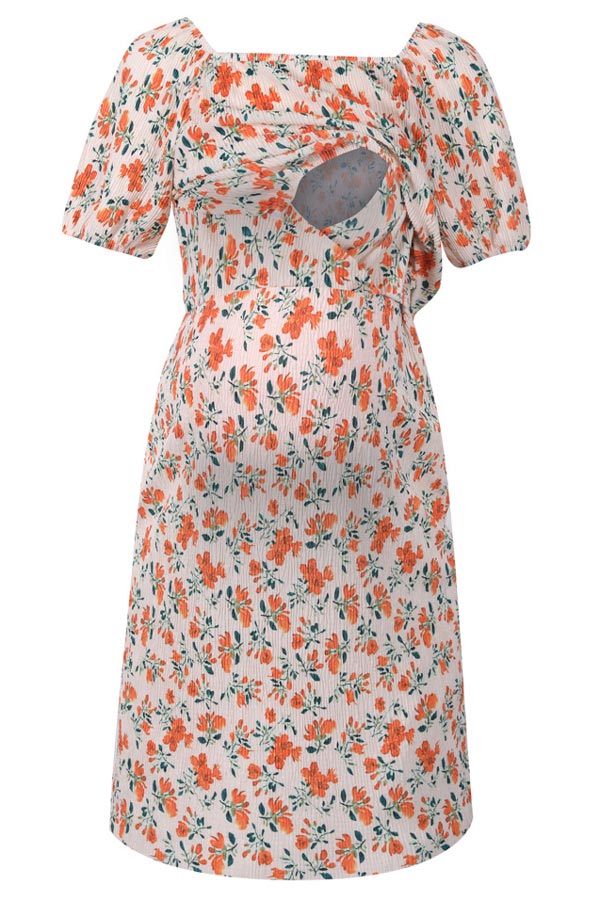 Fashion Printed Comfortable Maternity Loose Dress Glamix Maternity Fashion Printed Comfortable Maternity Loose Dress Glamix Maternity