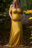 Sexy Maternity Fashion Slim Photoshoot Dress