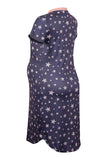 Fashion Star Pattern Nursing Skirt Maternity Dress