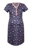 Fashion Star Pattern Nursing Skirt Maternity Dress