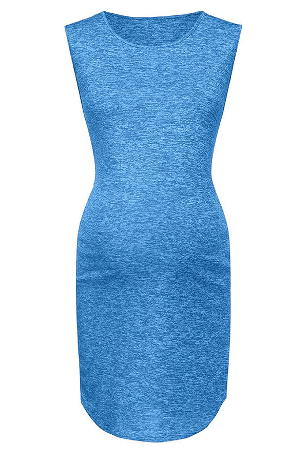 Fitted Sleeveless Short Maternity Dress Glamix Maternity Fitted Sleeveless Short Maternity Dress Glamix Maternity