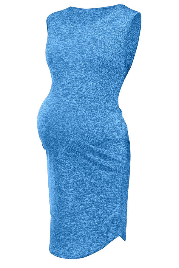 Fitted Sleeveless Short Maternity Dress Glamix Maternity Fitted Sleeveless Short Maternity Dress Glamix Maternity