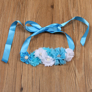 Floral Belt Wedding Photography Smooth Satin Sashes