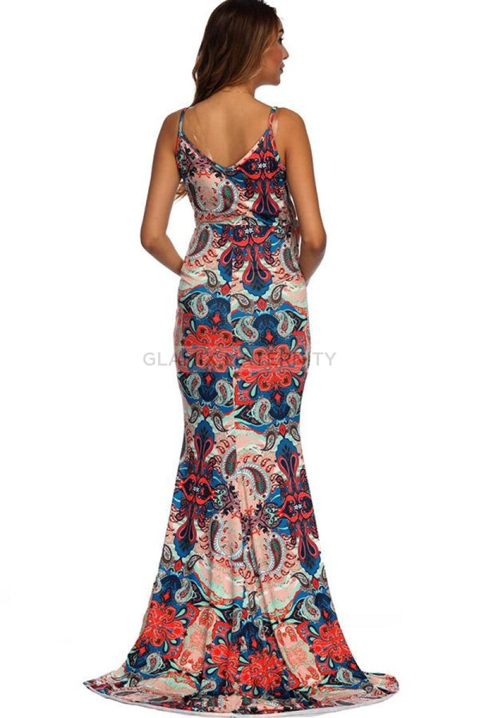 mermaid maternity maxi dress Ivory Sleeveless Knit Mermaid Maternity Maxi Dress