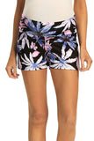 Floral Pregnancy Activewear Workout Maternity Shorts