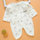 [0M-3M] High-Quality Newborn Baby Adjustable Elastic Romper