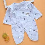 [0M-3M] High-Quality Newborn Baby Adjustable Elastic Romper