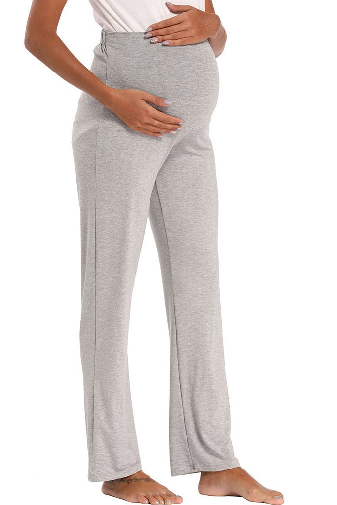 Lounge Pajama Maternity Comfort Prenatal Yoga Pants Gray / S Bottoms
