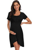 Maternity Cross Bust Breastfeeding Sleep Nightgown