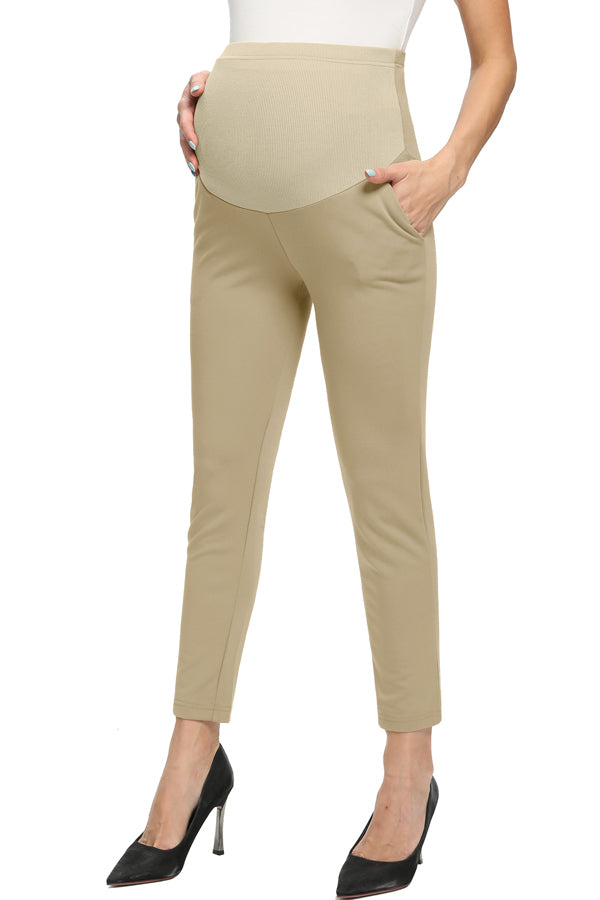 Maternity Fashion Straight Pants Comfortable Work Pants – Glamix Maternity