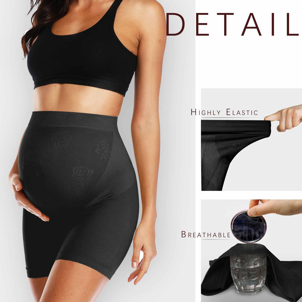 Maternity Shapewear: Seamless Mid Thigh Pettipant For Soft Abdomen
