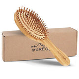Natural Oval Bamboo Paddle Hair Brush