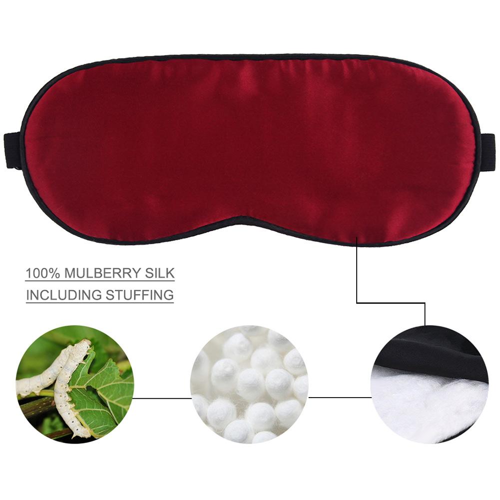 Natural Adjustable Straps Silk Sleep Mask