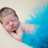 [0M-6M] Newborn Baby Girls Elegant Lace Tutu Photoshoots Suit
