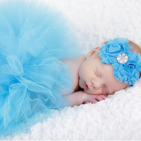 [0M-3M] Newborn Baby Girls Lace Tutu Photoshoots Suit