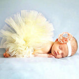 [0M-3M] Newborn Baby Girls Lace Tutu Photoshoots Suit