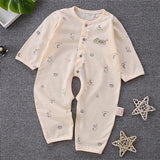 [3M-18M] Newborn Baby Romper Printed With Moon Pattern