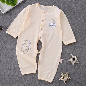 [3M-18M] Newborn Baby Thin Cotton Squirrel Pattern Romper - Glamix Maternity