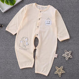 [3M-18M] Newborn Baby Thin Cotton Squirrel Pattern Romper