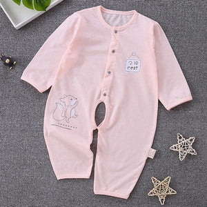 [3M-18M] Newborn Baby Thin Cotton Squirrel Pattern Romper - Glamix Maternity