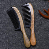 No-static Horn Wooden Hair Comb Set