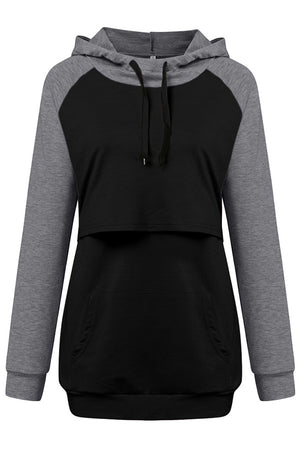 Obstetric Care Hoodie Comfortable Breastfeeding Sweatshirt