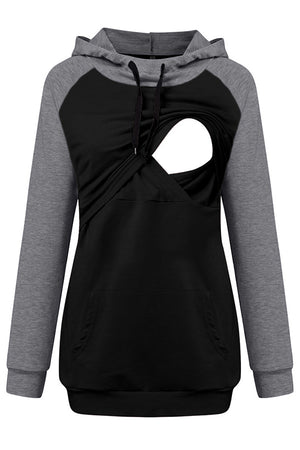 Obstetric Care Hoodie Comfortable Breastfeeding Sweatshirt