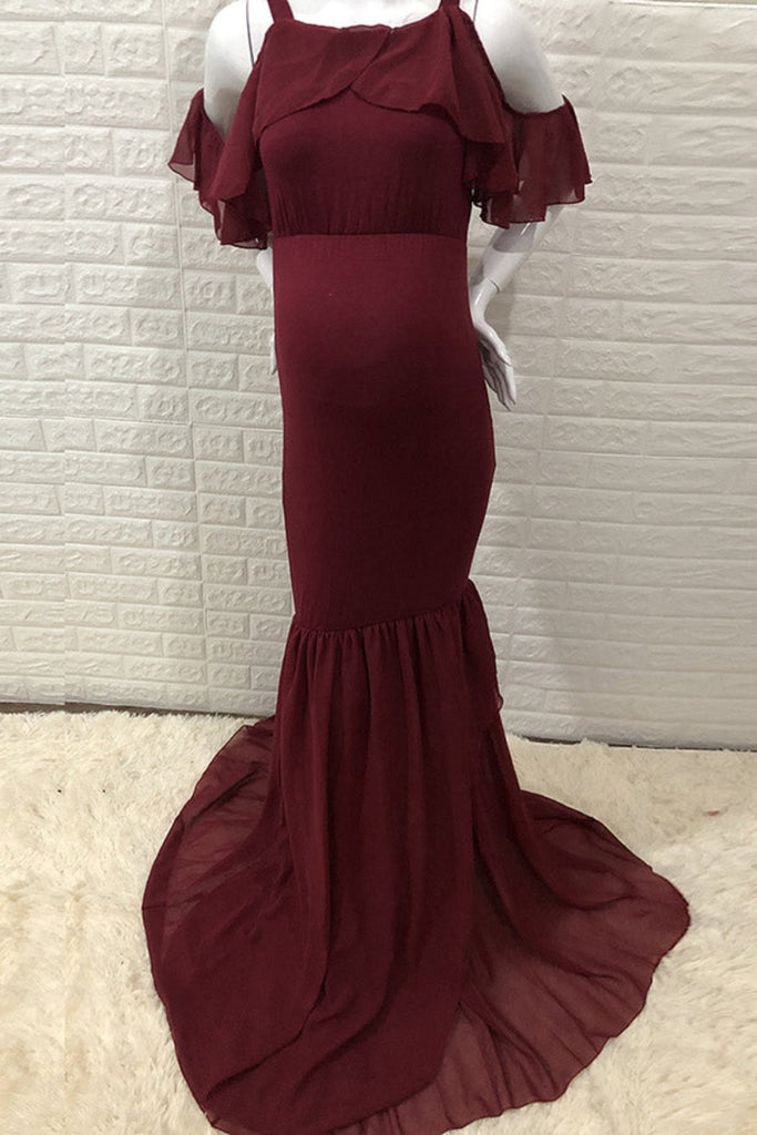 Off Shoulder Mermaid Photoshoot Maternity Gown Glamix Maternity Off Shoulder Mermaid Photoshoot Maternity Gown Glamix Maternity