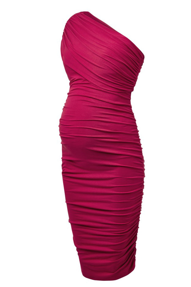 One Shoulder Sexy Empire Waist Maternity Dress Glamix Maternity One Shoulder Sexy Empire Waist Maternity Dress Glamix Maternity