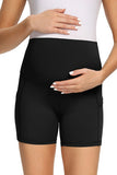 Over Belly Pregnancy Activewear Workout Running Maternity Yoga Shorts