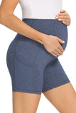 Over Belly Pregnancy Activewear Workout Running Maternity Yoga Shorts