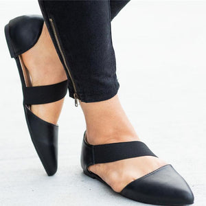 Pointed Toe Sandals Flats Pump Shoes - Glamix Maternity