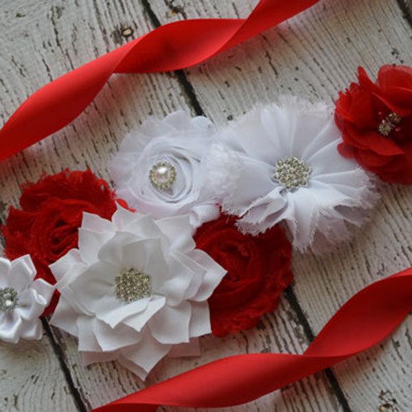 Pregnant Dress Prop Flower Decoration Belt