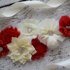 Pregnant Dress Prop Flower Decoration Belt