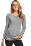 Prenatal Yoga Top Athletic Maternity Shirt