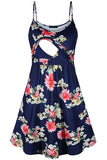 Printed Casual Home Breastfeeding Sling Dress