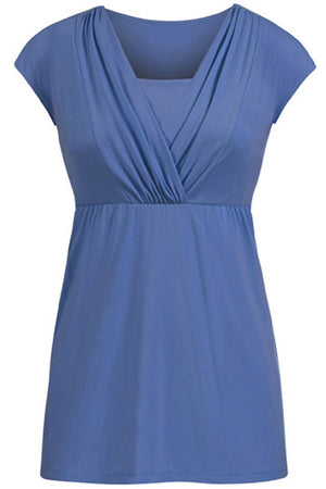 Fashion Nursing Top Short-Sleeves Comfortable Pajamas - Glamix Maternity