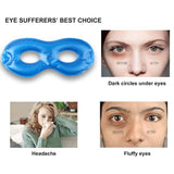 Pure Silk Sleep Mask +Reusable Cold/Hot Therapy SPA Gel Eye Mask Set