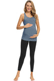 Ruched Prenatal Yoga Top Maternity Tank Tee