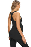 Ruched Prenatal Yoga Top Maternity Tank Tee