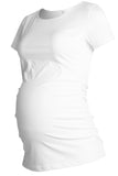 2-Pack Ruched Scoop T-Shirt Maternity Tops
