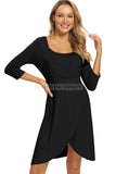 Soft Labor Delivery Nursing Nightgown Maternity Dress